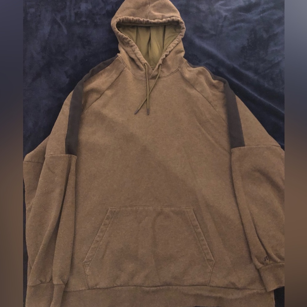 Olive Green Fleece Hoodie